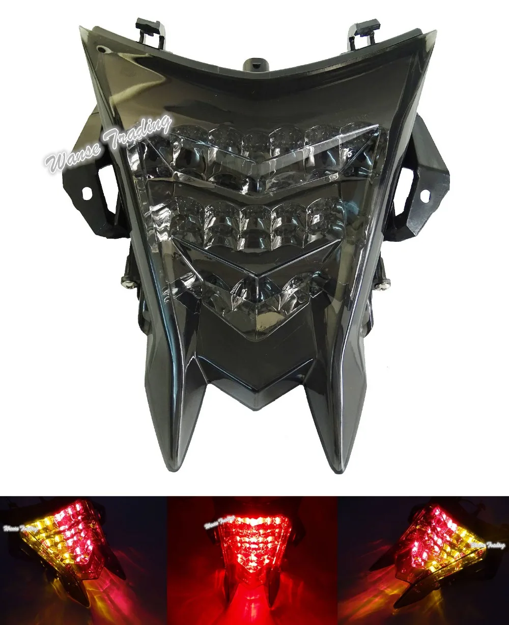 

E-Marked Rear Taillight Taillamp Tail Brake Turn Signals Integrated Led Light Smoke Lens For 2014-2015 BMW S1000R S 1000 R Naked