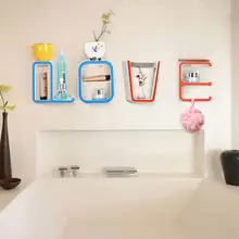 Creative letters LOVE magic stick racks Seamless bathroom storage rack Suitable living room bathroom toilet 4letters
