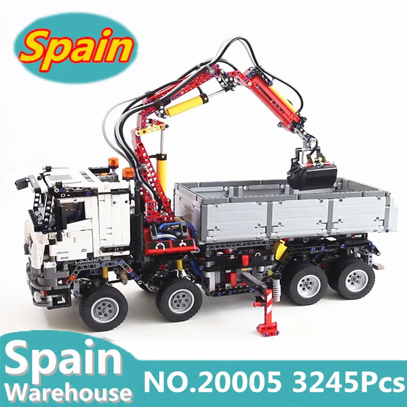 

Lepinblocks 20005 20004 20056 Motor Power Mobile Crane Mk II City RC Truck Building Blocks Technic 42009 Technical Toys Bricks
