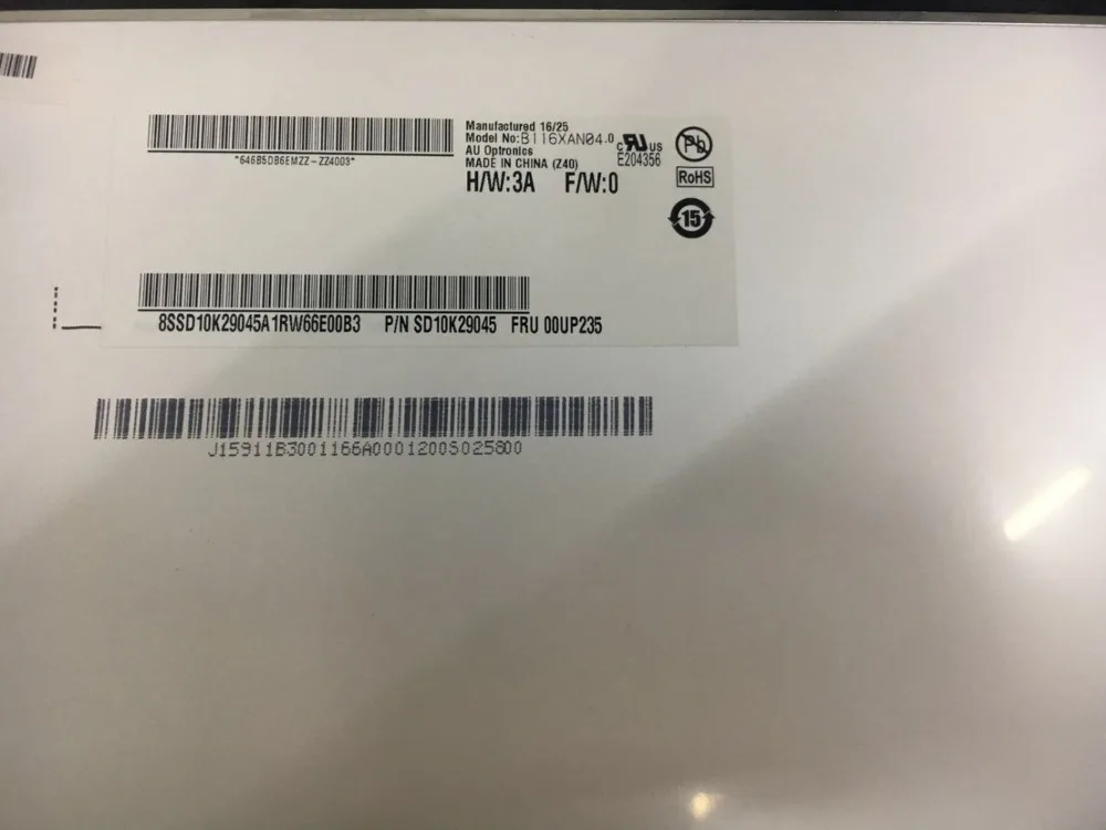 Для lenovo ThinkPad Yoga 11E сенсорный экран в сборе 11,6 дюймов B116XAN04.0 ЖК-экран