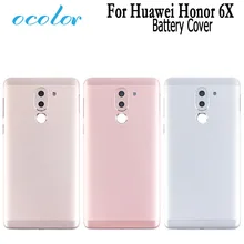 Ocolor для Huawei Honor 6X крышка батареи красочные Bateria задняя крышка Замена для Huawei Honor 6X Аксессуары для мобильных телефонов