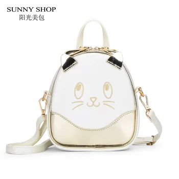 

SUNNY SHOP kawaii Carton Women Backpck For Girls School Bag For Teenage Girls women's bag backpacks mini cute animals bagpack