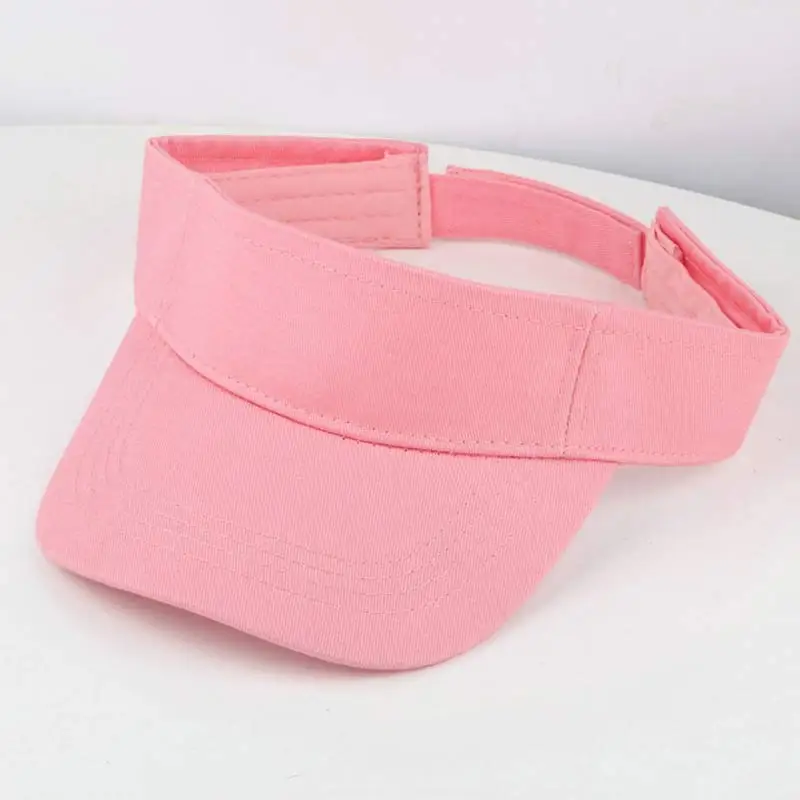 pink sun visor hat