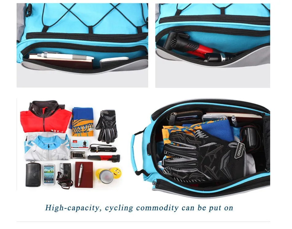 Roswheel, сумка на заднее сиденье для велосипеда, сумка для горной дороги, MTB, велосипедные сумки, багажник сумка-мессенджер на ремне 10L