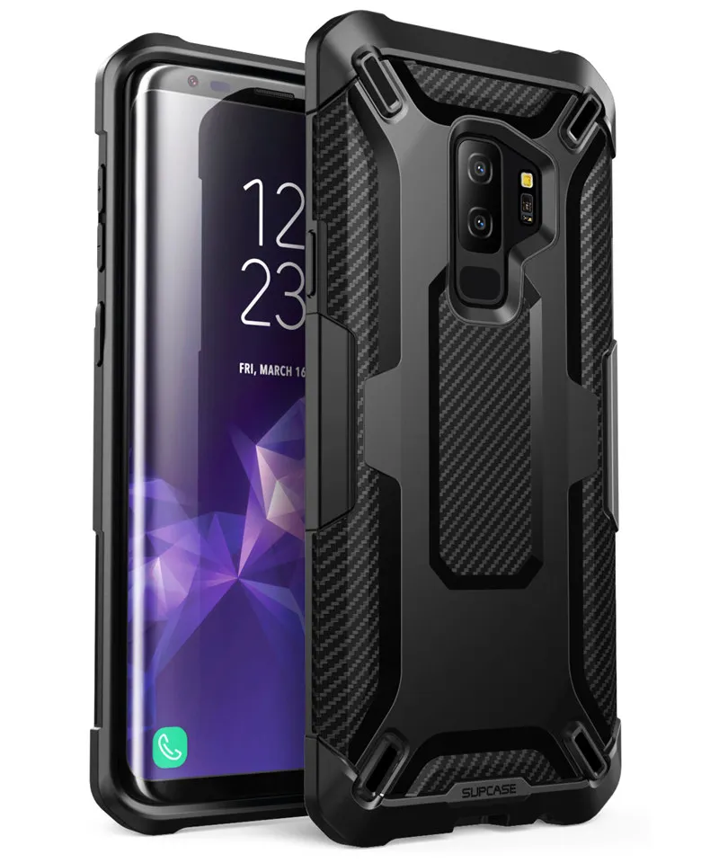 SUP чехол для Galaxy S9 Plus, единорог, жук, серия TPU+ Жесткий Поликарбонат, Премиум гибридный защитный чехол, задняя крышка