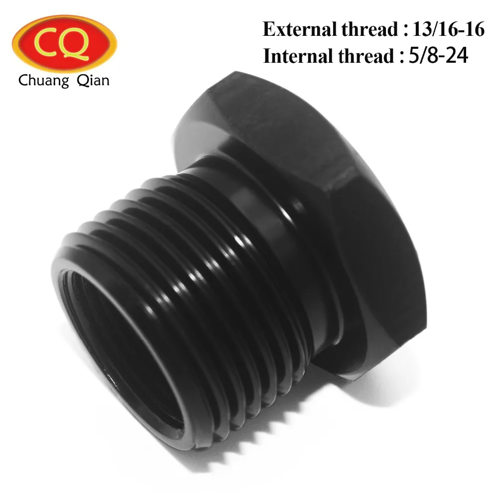 Chuang Qian Accessories Oil Filter Threaded Adapter Stainless Steel 5/8