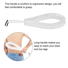 Здоровье и гигиена длинная ручка для ванны и душа для тела кисточки кожи скраб назад сверхмягкий пластик релаксации скраб и боди лечение