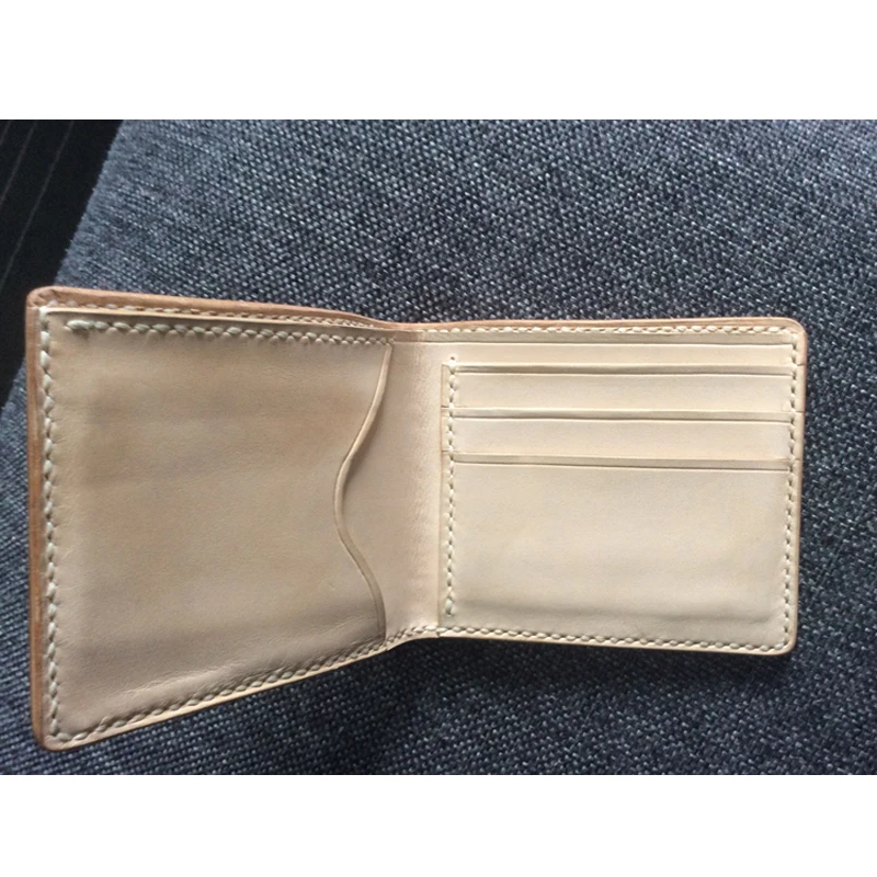 DIY сложенный кожаный бумажник ПВХ шаблон кожаный ручной работы ремесло шитье Шаблон трафарет