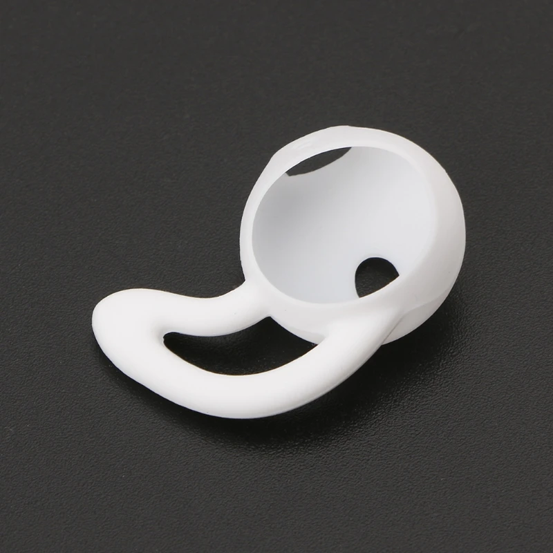 Silicone Earbud Covers with Ear Hooks - Noise-Isolating Eartips (2/4 Pairs)