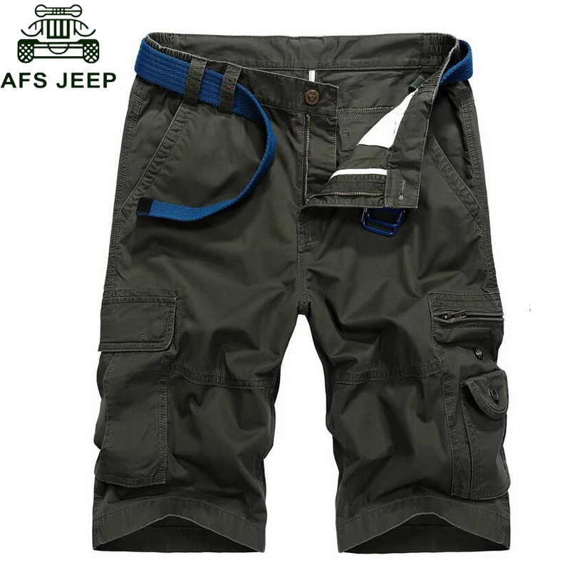 Afs Jeep Brand Shorts Men Cargo Shorts Masculino Summer Boardshorts