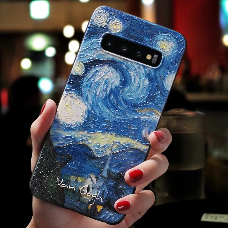 Чехол для Samsung Galaxy S9 чехол Funda S8 Plus милый с рисунком подсолнуха 360 черный |