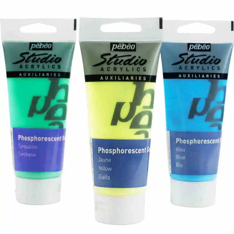 Acrylic Paint Glow in the Dark 100ML/pcs Luminous Water Color Pigment Fluorescent painting Street Graffit