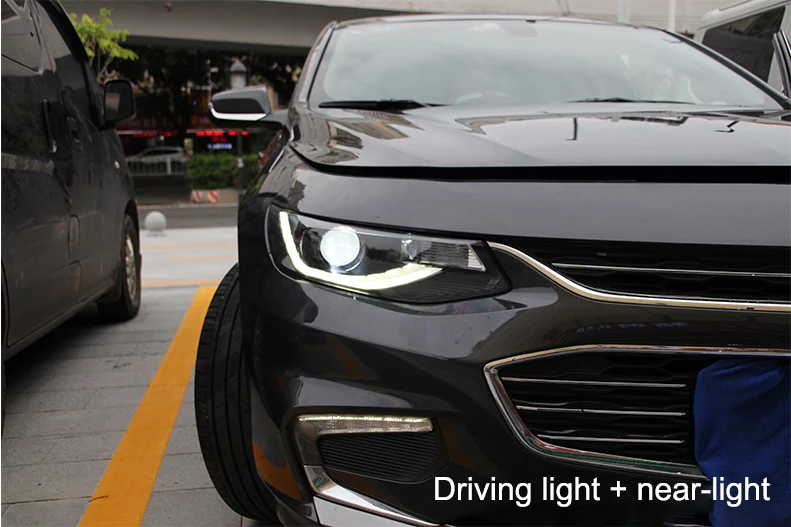 Автомобильные фары для Chevrolet Malibu XL светодиодный фар DRL H7 ксеноновая лампа Plug And Play дизайн светодиодный головной свет