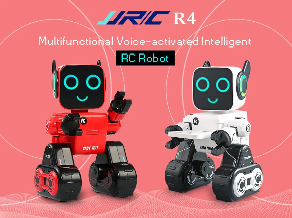 R4 Многофункциональный голосовой активированный Интеллектуальный RC робот Сенсорный режим голосовой записи дистанционное управление робот игрушка WJ-08