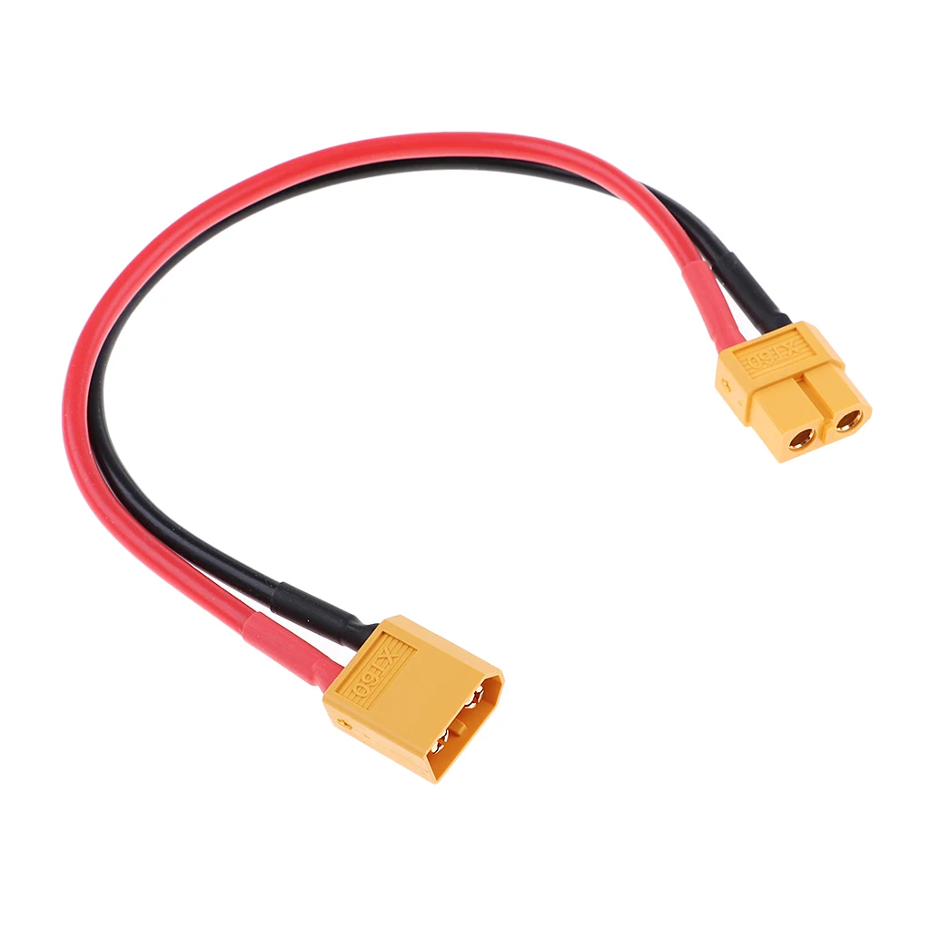 

8' XT60 / XT-60 Male to Female Plug Extension Cable Lead Silicone Wire 14AWG