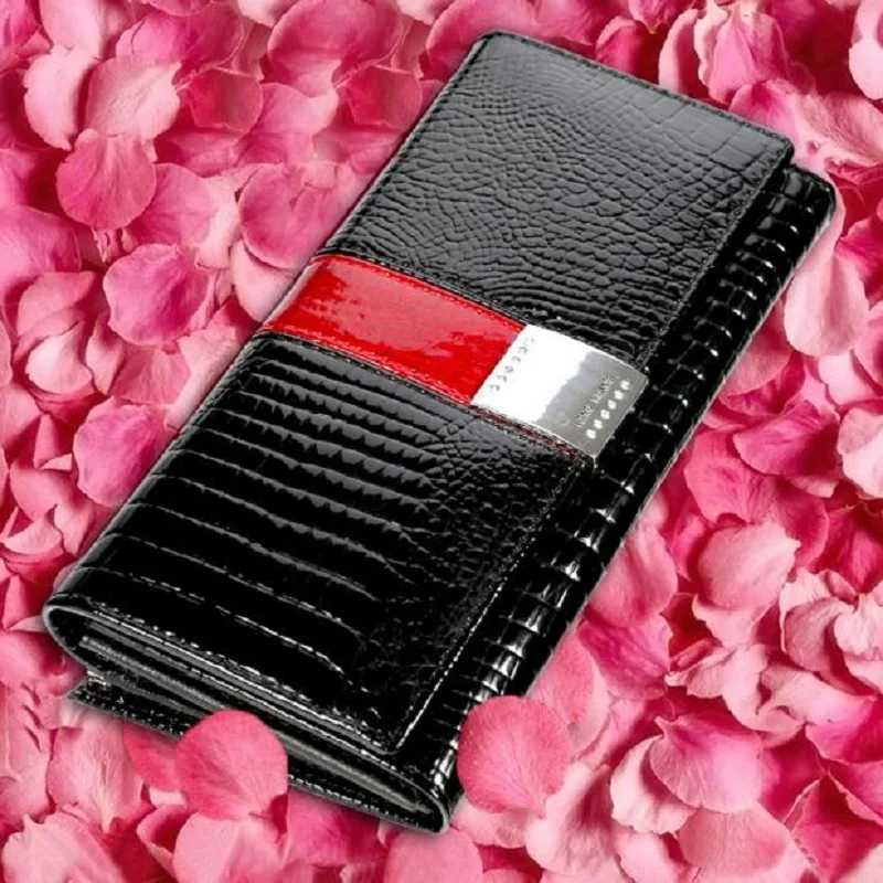 Women Wallets Serpentine Brand Designers Patent Leather