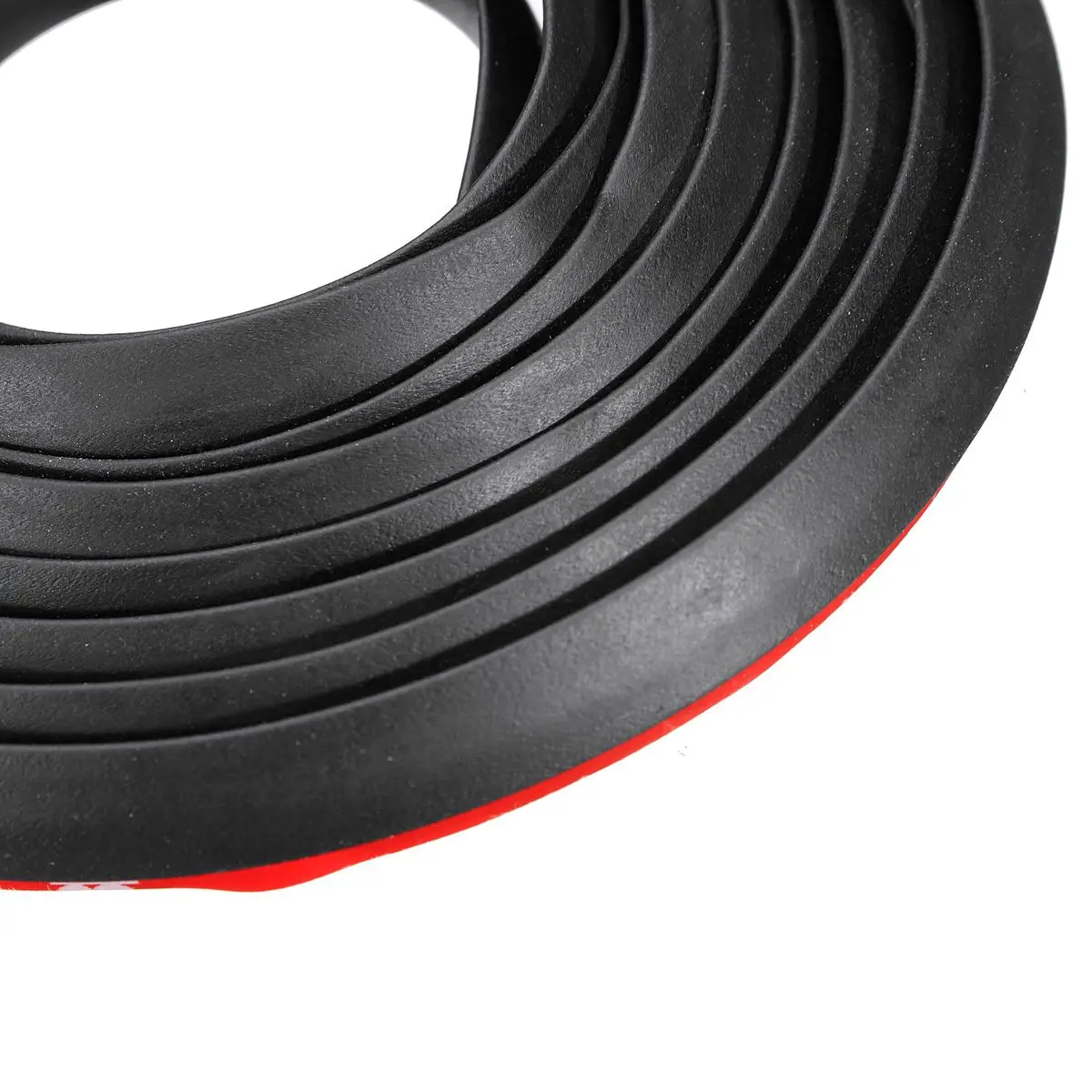 2M Slanted T-Type Car Door Gap Rubber Sealing Strip Sticker Seal Sound Insulation Weatherstrip Edge Sealant Black White