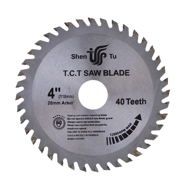 1pc 4 Inch 40 Teeth Tct General Purpose Hard Soft Wood Woodworking 1pc 4 Inch 40 Teeth Tct General Purpose Hard Soft Wood Woodworking Circular Saw Blade Acrylic
