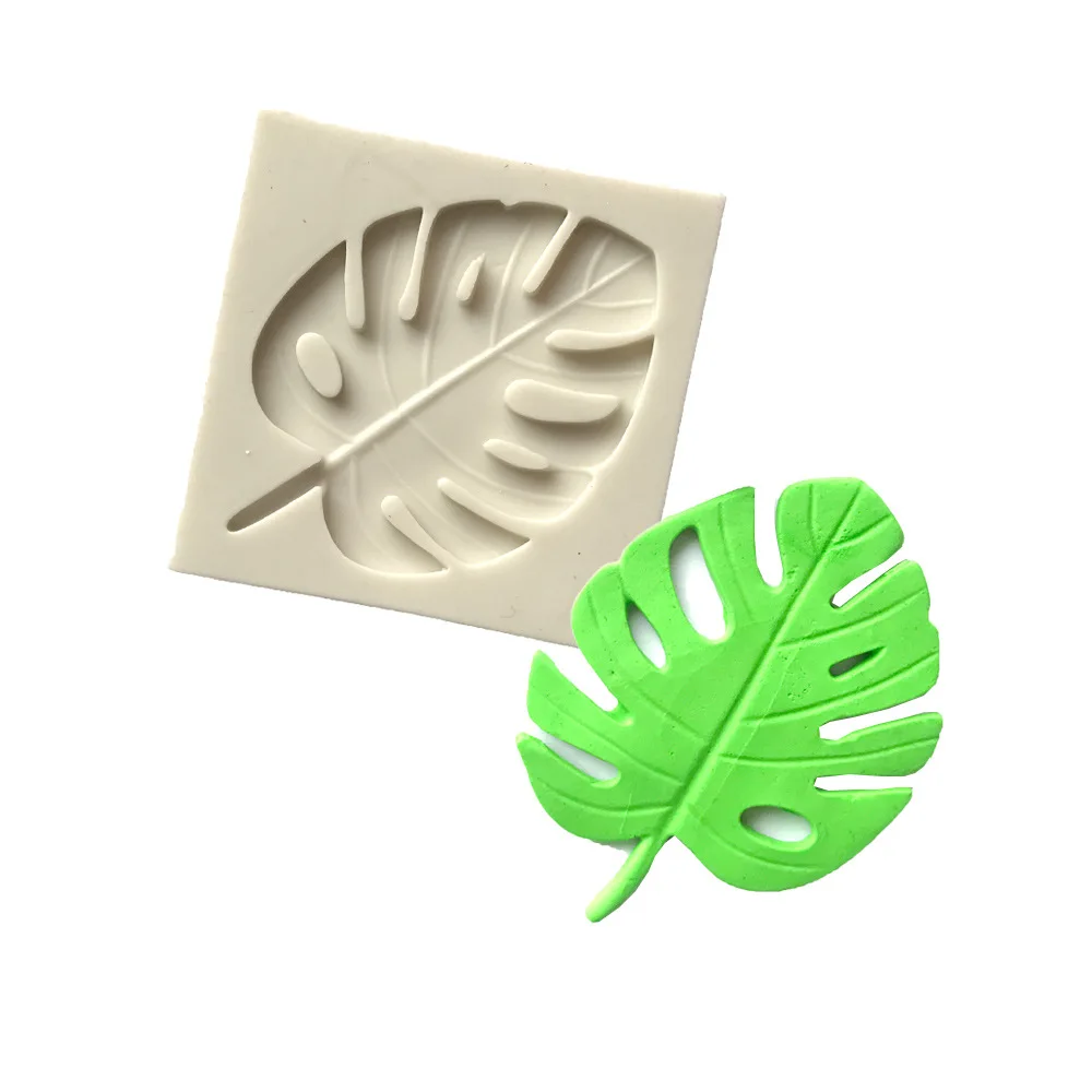 hawaii leaf silicone clay