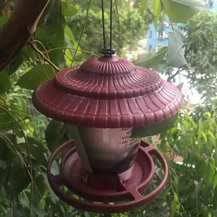 Открытый Висячий кормушка для птиц садовое семя еда Ферал животное диспенсер магазин