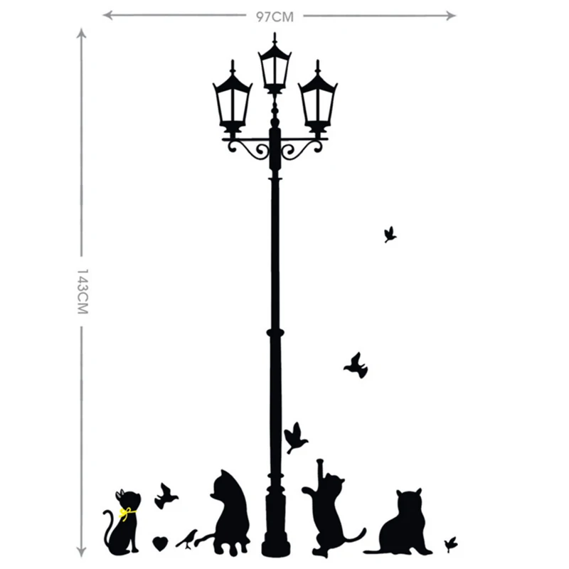 1 шт. настенный светильник в виде птиц и кошек|decor wallpaper|home decorart decor |