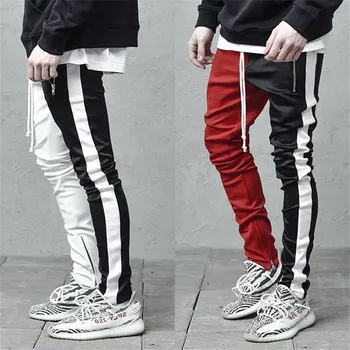 

2019 cotton men's fashion sportswear pants men's casual streetwear jogger fitness trousers outdooer bodybuilding men's clothing