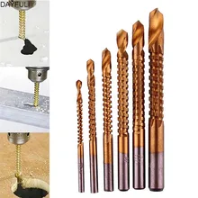 High speed stell titanium coated drill bit set 3/4/5/6/6.5/8mm