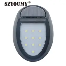 SZYOUMY P65 светодиодный светильник на солнечной батарее 10 светодиодный уличный беспроводной светильник на солнечной батарее настенный светильник для безопасности сада 20 шт. Прямая поставка