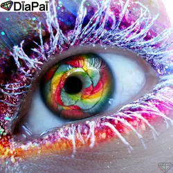 DiaPai 5D DIY Алмазная картина 100% полная квадратная/круглая дрель "красивые глаза" Алмазная вышивка крестиком 3D декор A22671