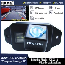 FUWAYDA SONY CCD чип заднего вида резервного копирования Парковка Детская безопасность камера для Toyota Land Cruiser 150 120 серии Prado водонепрони