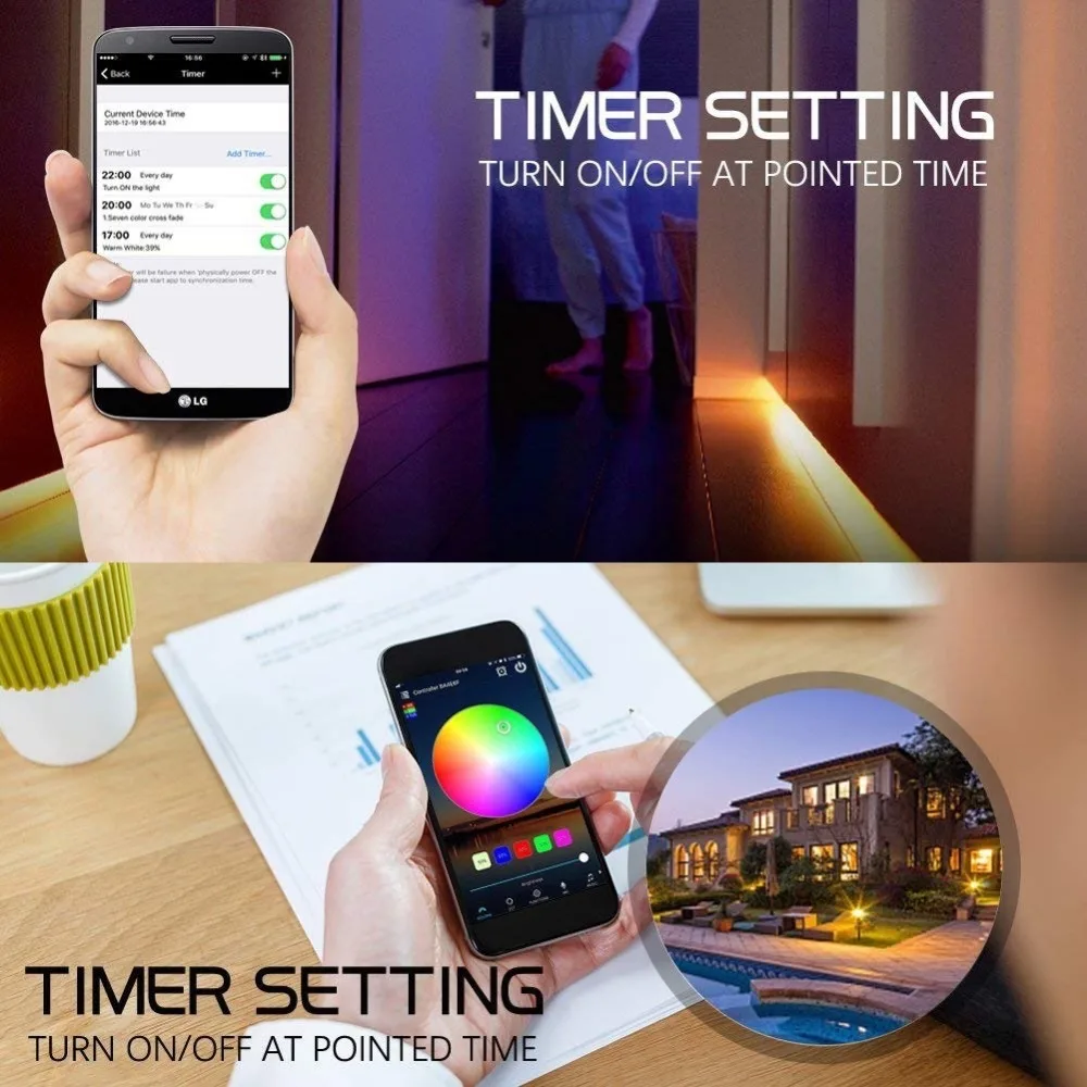 Wi Fi APP/IR Светодиодные ленты 12 V 5050 RGB RGBW rgbww полосы 5M300 светодиодный s рабочей Android iOS