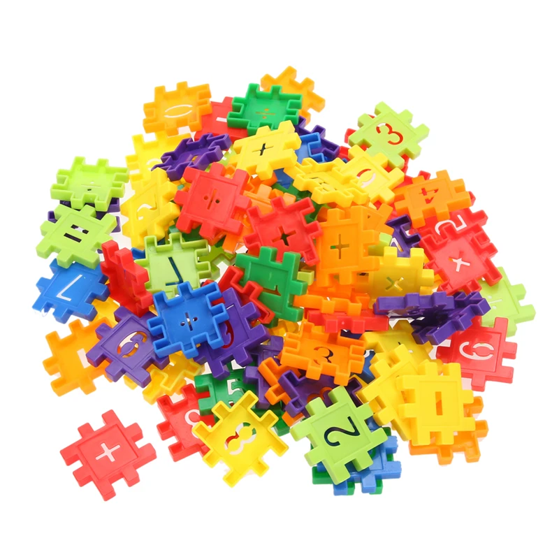 80pcs set Baby font b toys b font Children Kid Digital Educational Building Blocks font b