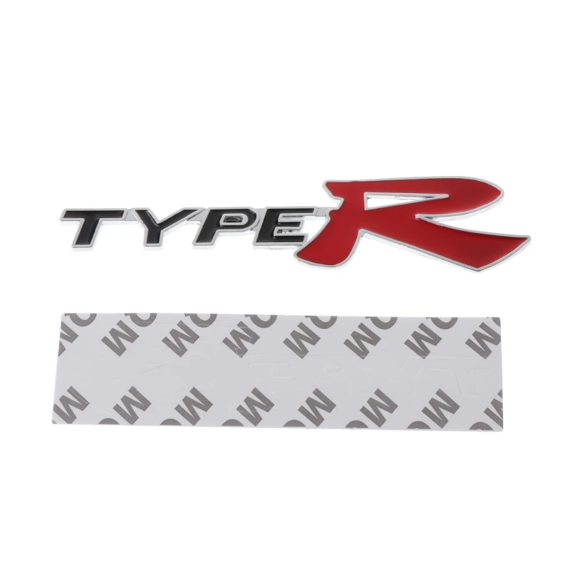

3D Emblem Badge Sticker Decal Metal Type R For Honda CR-V XR-V HR-V Accord Jazz