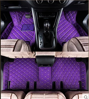 Высокое качество! Специальные коврики для peugeot 5008 5 сидений 2019 Нескользящие автомобильные коврики ковры для 5008 2017-2018, бесплатная доставка