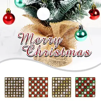 

Christmas Tree Decoration Ball Set 49PCS Xmas Tree Hanging Ornament Bling Ball New Year Home Decoration Glitter Decor Balls
