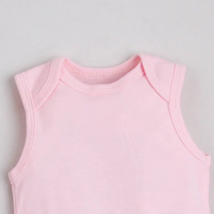 Macacões do Bebê Roupas da Menina do Bebê Corpo para Bebês Lote Verão Puro Algodão Branco Macio Recém-nascido um Pedaço 3 Pçs - 2020 7 3 pçs lote 2018 verão puro algodão