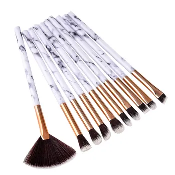 

1/4/10 Pcs Marble Professional Makeup Brush Kit Soft Hair Brush Eyebrow Eye Shadow Soft Makeup Tools