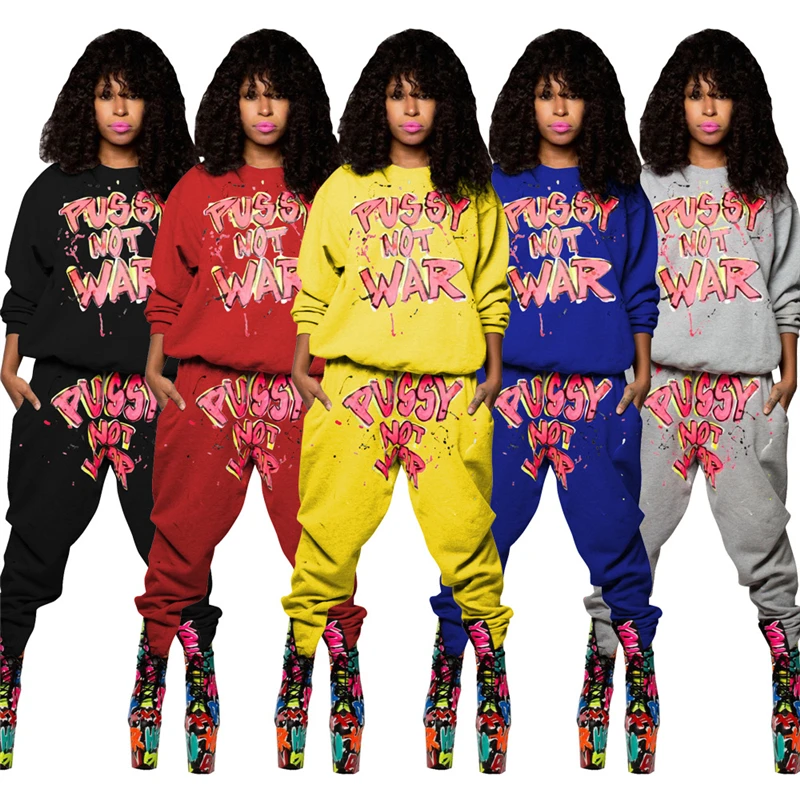 Повседневный Спортивный костюм для женщин модель 2019 года весна осень модная