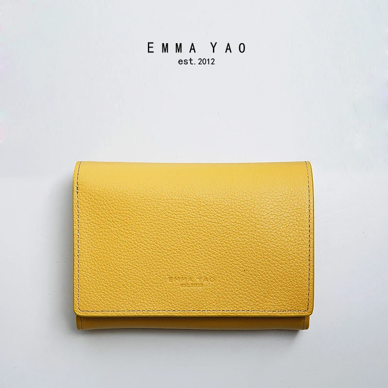 

EMMA YAO leather coin purses & holders korean purse fashion wallet female