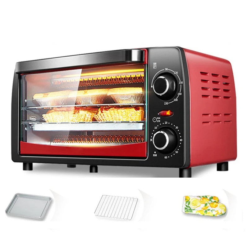 DMWD 12L Automatic Mini Electric Oven 220V 1050W Household Pizza Oven Meat Grill Bread Baking Machine Kitchen Appliances DMWD 12L Automatic Mini Electric Oven 220V 1050W Household Pizza Oven Meat Grill Bread Baking Machine Kitchen Appliances