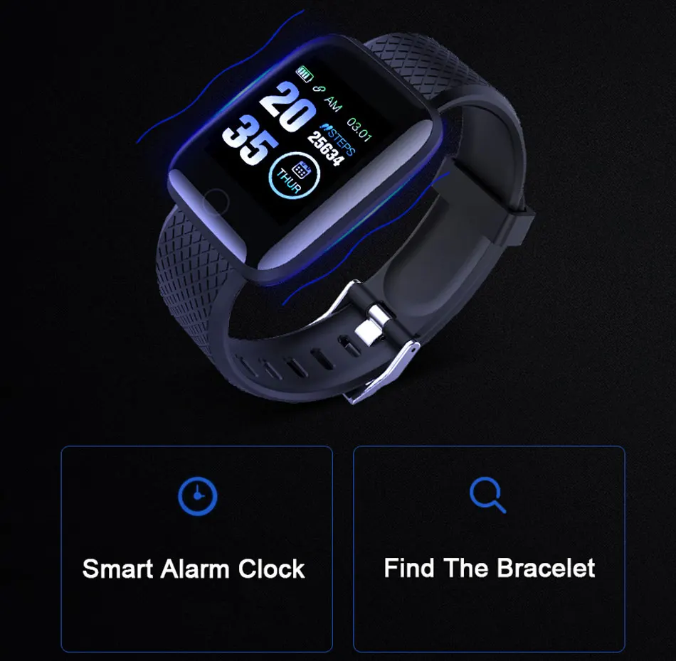 SALFRESA A6 Smart Bracelet Fitness Tracker 1.3 Inch Colorful HD Screen Sport Watch Waterproof IP67 Healthy Tracking Smart Band-16