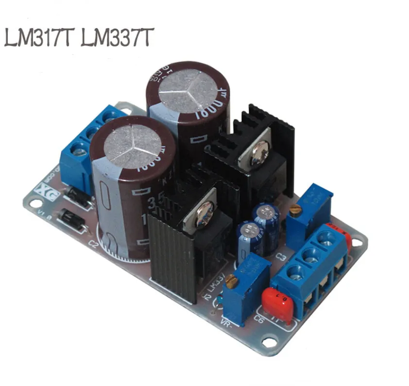 1pcs Lm317t Lm337t Positive Negative Dual Power Adjustable Power Supply