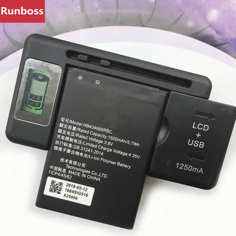 Runboss HB434666RBC Аккумулятор для Huawei E5573 E5573S E5573s-32 E5573s-320 E5573s-606 E5573s-806 с ЖК-дисплей зарядное устройство