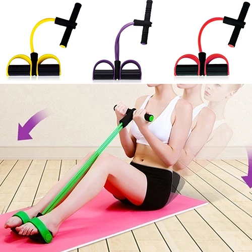 Portable Elastic Pull Rope Resistance Fitness Exercise Band 