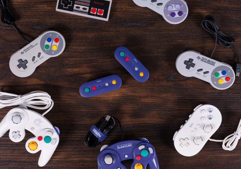 50 шт./лот игровые аксессуары 8bitdo GBros беспроводной адаптер для NES SNES SF C Classic Edition NS