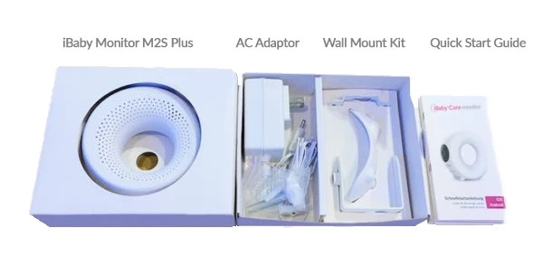  HD 1080 P Temp e Sensore di Umidità Wireless Remote Control Baby Monitor M2S Plus
