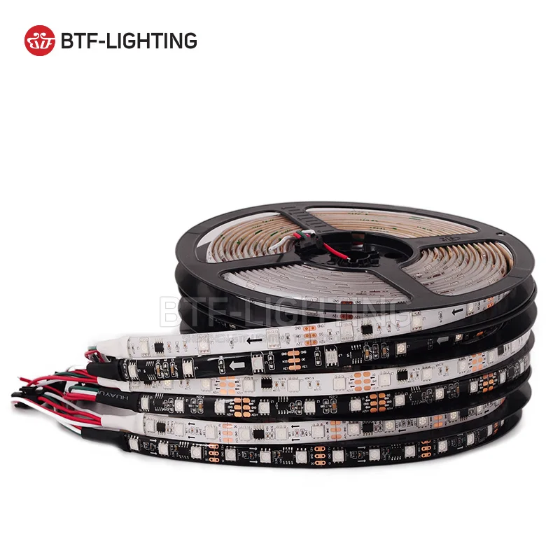 Оптовая продажа WS2811 SMD 5050 цветных (RGB) светодиодных лент: 5 м 12V 30/48/60/96/144