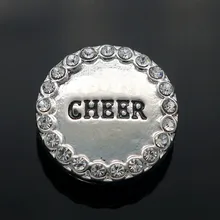 Лидер продаж Красота Мода горный хрусталь CHEER 18 мм застёжка, бусинка застежка браслета ювелирные изделия оптом KZ2059