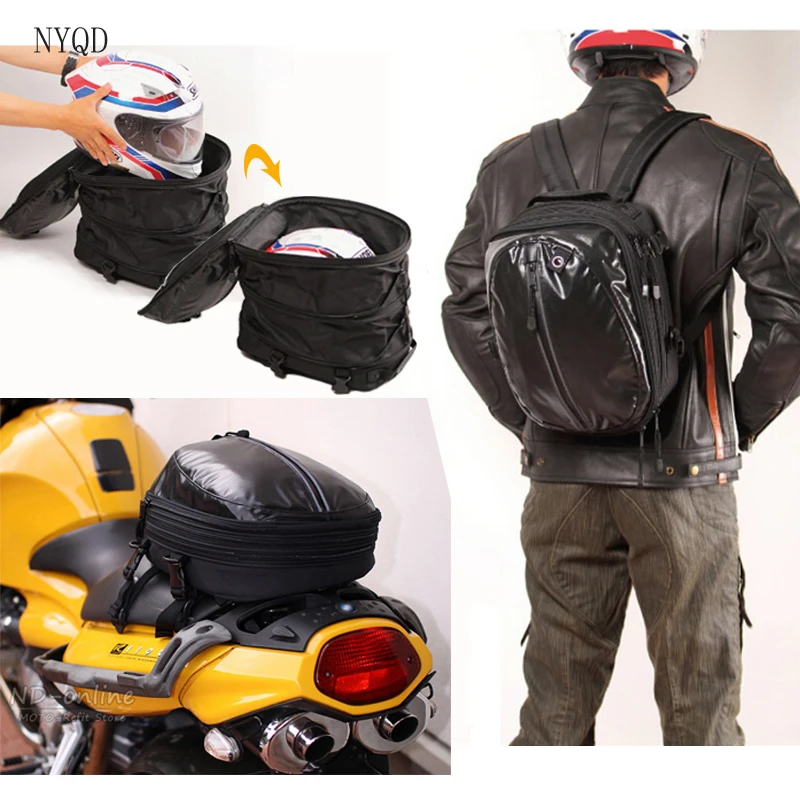 2017 New fashion Multifunction Motorcycle Bag Saddle Bags Waterproof Mochila Moto Racing