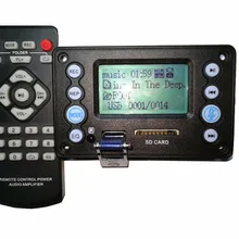 Bluetooth 4,2 5 V DC 12 V Батарея двухканальную аудиосвязь Вход Запись радио текст Дисплей MP3 аудио декодер доска